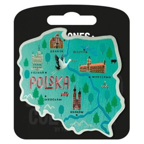 Magnes Pan Dragon Polska Mapa